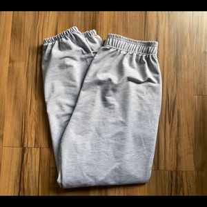 Grey sweatpants